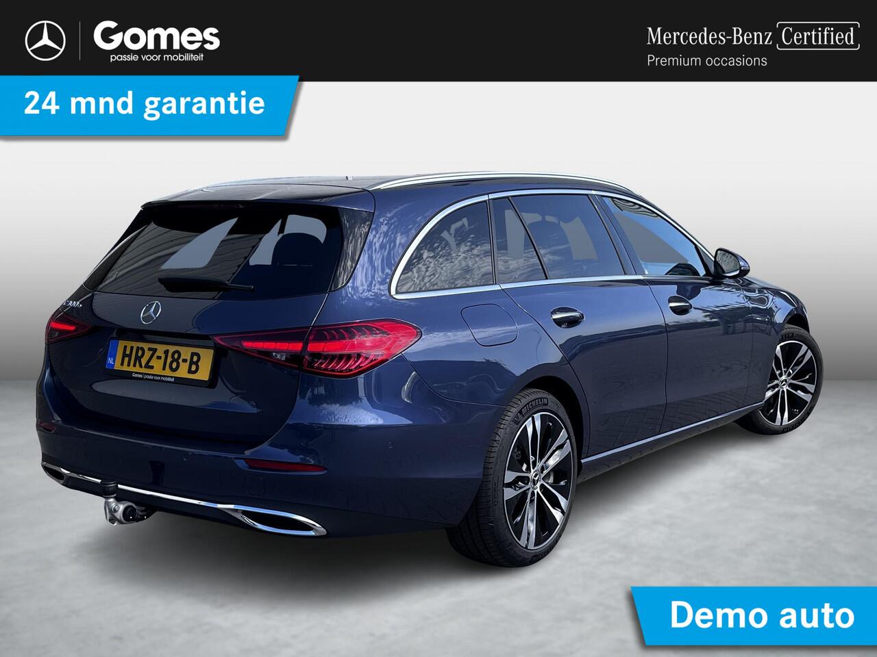 Mercedes-Benz C-KLASSE Estate 300 e Luxury Line | Leder Beige | Panoramadak | Winter Pakket | Trekhaak | DIGITAL LIGHT | DISTRONIC Afstandsassistent | 360° Camera | Stuurverwarming | Apple CarPlay | Android Auto | Elektrisch Verstelbare Stoelen + Memory