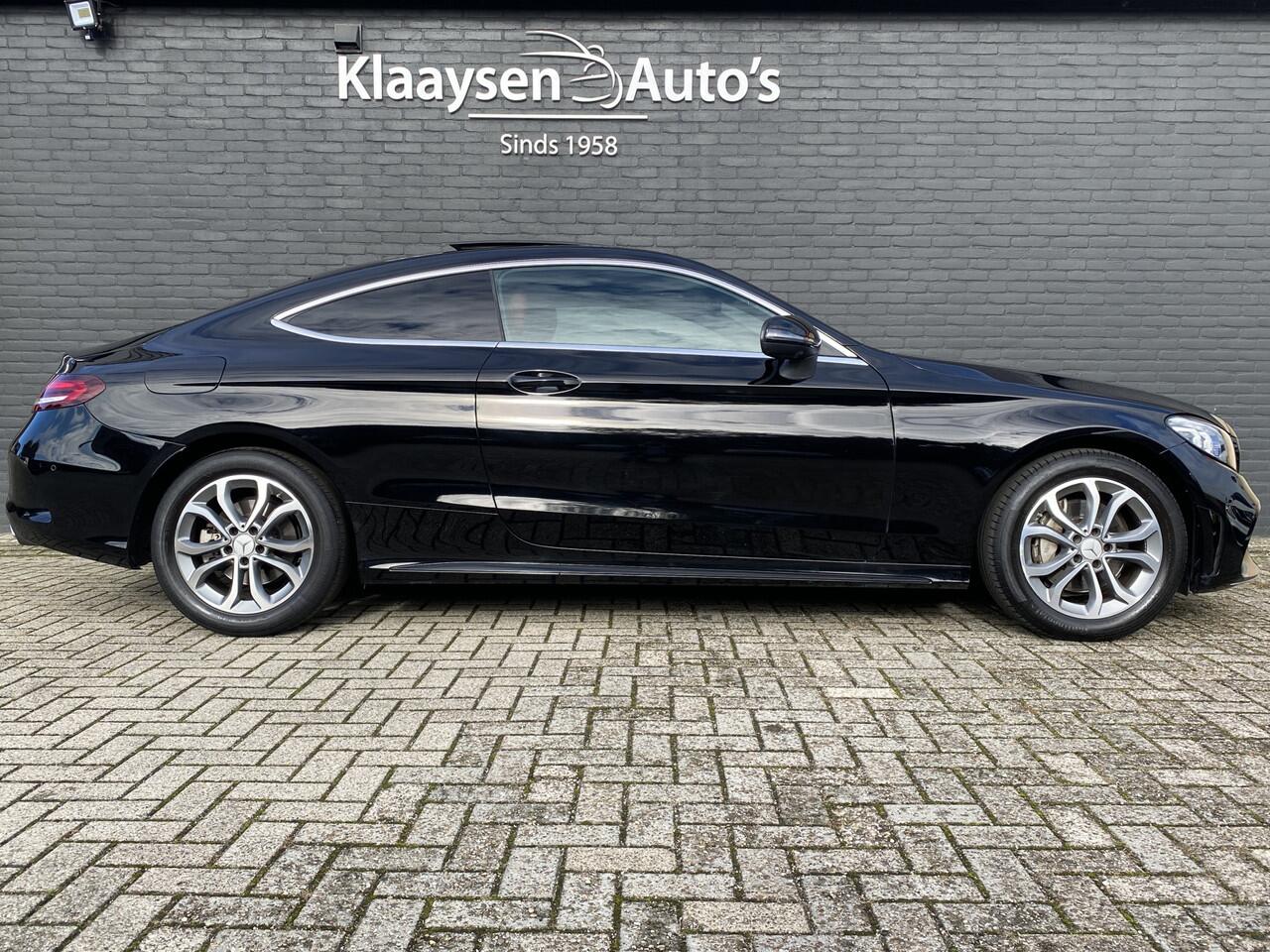 Mercedes-Benz C-KLASSE Coupé 180 AMG Premium Plus Pack AUT. | panoramadak | rood leder | burmester | memory stoelen | 360 camera