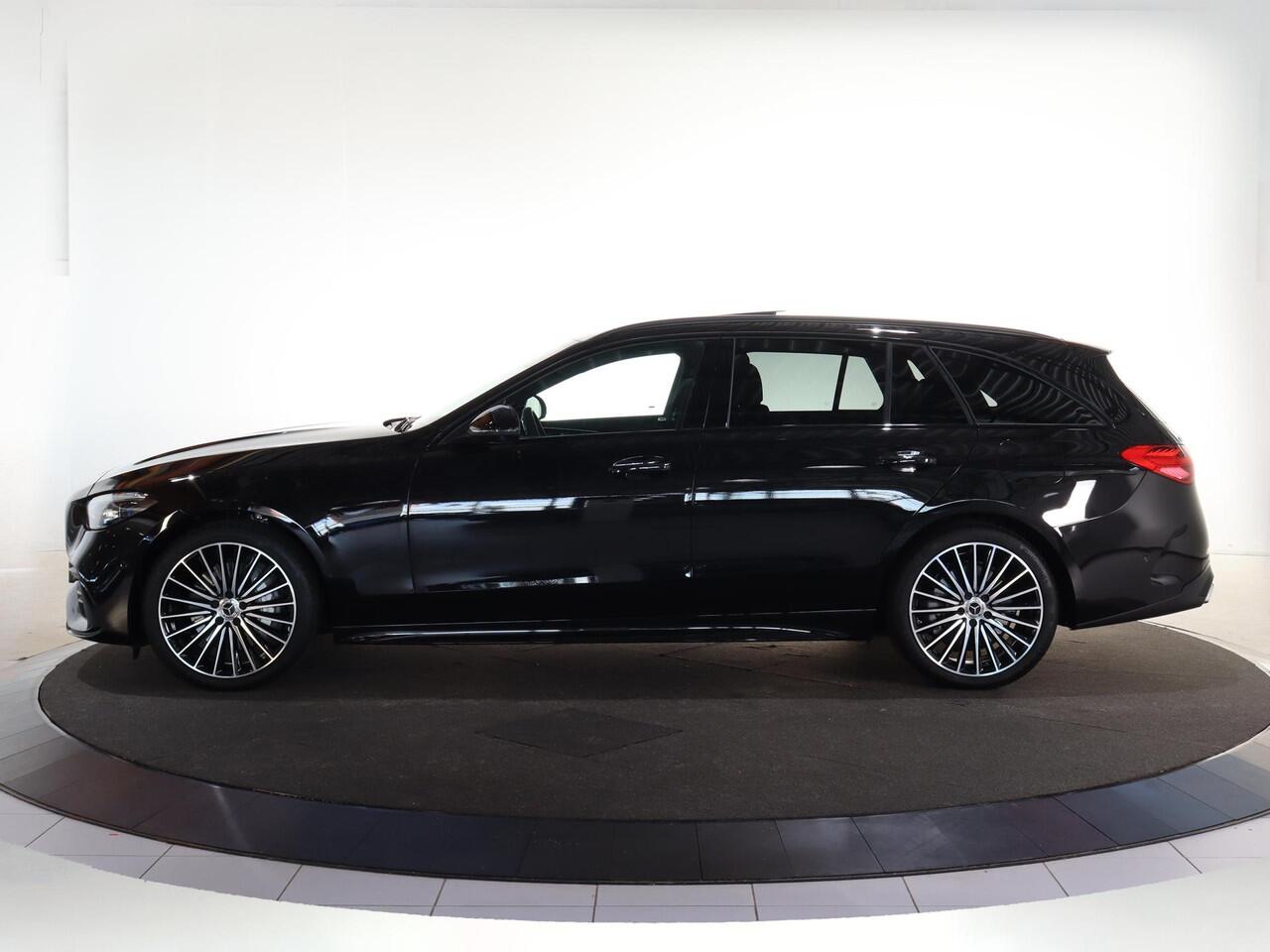 Mercedes-Benz C-KLASSE Estate 300e Business Solution AMG | Panoramaschuifdak | Rijassistentiepakket Plus | Trekhaak | Burmester | DIGITAL LIGHT | Night