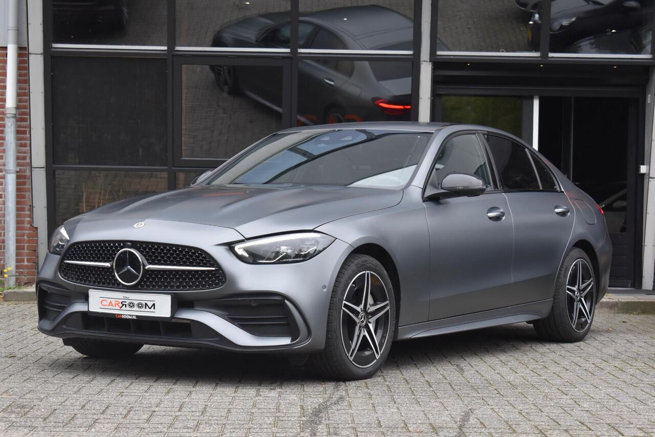 Mercedes-Benz C-KLASSE 300e AMG Line Lane ACC 360Camera Mat Grijs