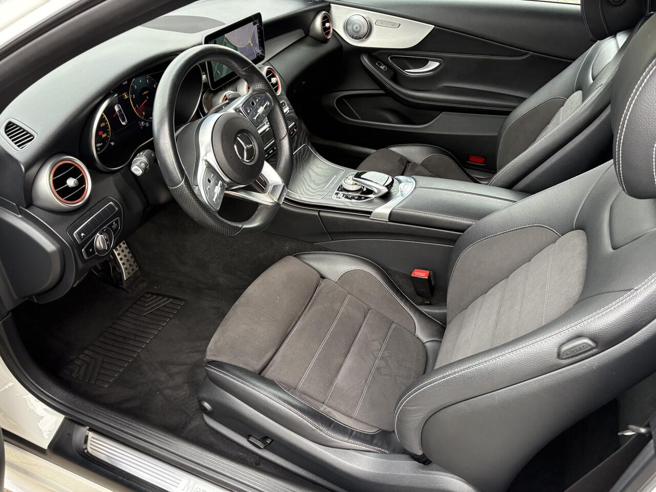 Mercedes-Benz C-KLASSE Cabrio 200 AMG Premium Plus Pack Stoelverwarming | Massagestoelen | Burmester | Leder-alcantara | Navi | Camera
