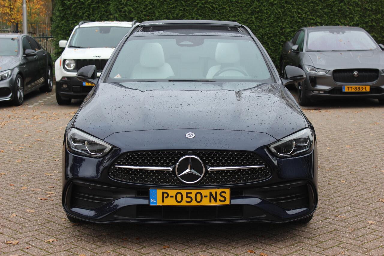 Mercedes-Benz C-KLASSE Estate 300 e AMG Line / Panoramadak / Camera / Ivoor Leder / LED / 18'' / CarPlay / DAB / Stoelverwarming / Cruise Control
