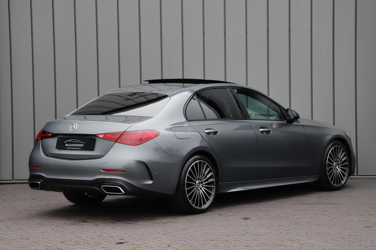 Mercedes-Benz C-KLASSE 200 AMG Launch Edition | 204PK | Head-up | Keyless-go | Burmester | Sfeerverlichting | Memory | Leder | Pano | Trekhaak | NL-Auto | 2021.
