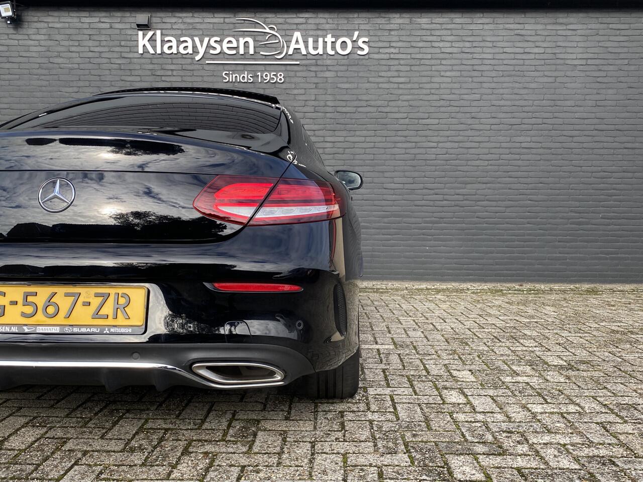 Mercedes-Benz C-KLASSE Coupé 180 AMG Premium Plus Pack AUT. | panoramadak | rood leder | burmester | memory stoelen | 360 camera