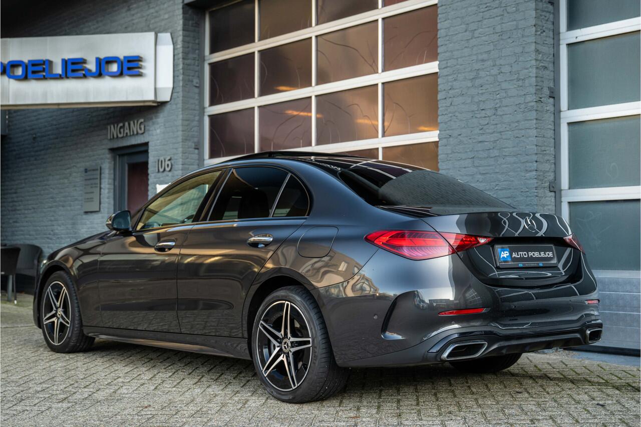 Mercedes-Benz C-KLASSE sedan 300 e AMG Line Pano, Leder, 18LM, 360 Camera, Navi, Alarm, Elec Stoelen , MBUX,