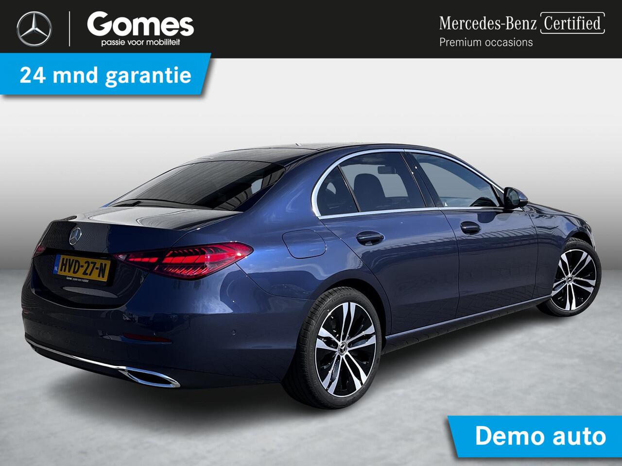 Mercedes-Benz C-KLASSE 180 Star Edition Luxury | Panoramadak | DISTRONIC Afstandsassistent | Dodehoekassistent | Donkergetint Glas Achter | Apple CarPlay | Android Auto | Elektrisch Verstelbare Stoelen + Memory | Stoelverwarming | Sfeerverlichting