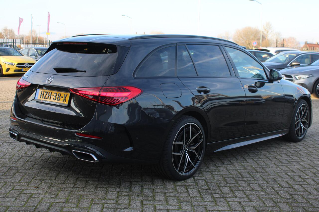 Mercedes-Benz C-KLASSE Estate 300e AMG Line NIGHT PAKKET DISTRONIC SFEER CARPLAY CAMERA MULTIBEAM 19''