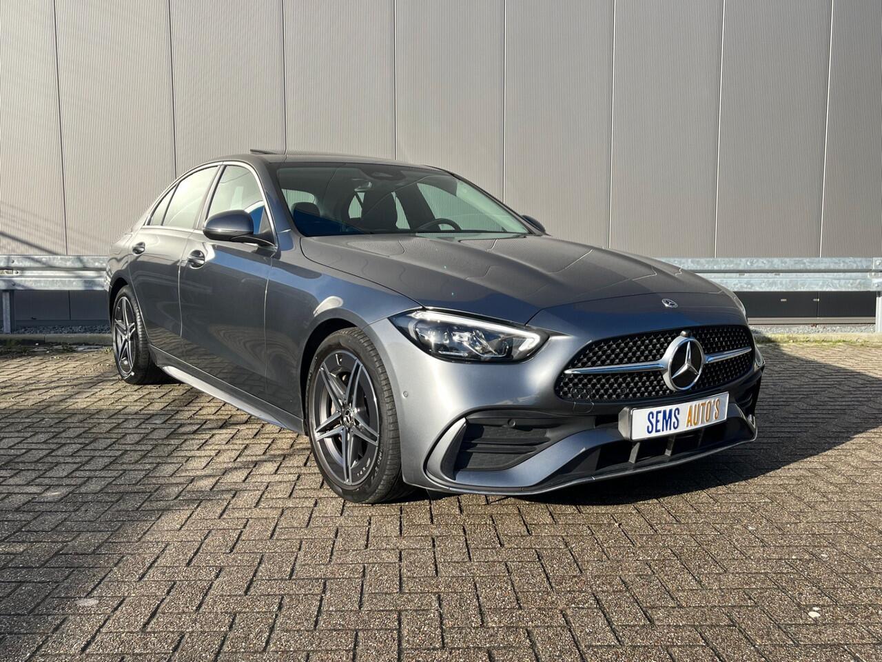 Mercedes-Benz C-KLASSE 180 AMG Line Schuifdak / Sfeer verlichting / Led High Performance