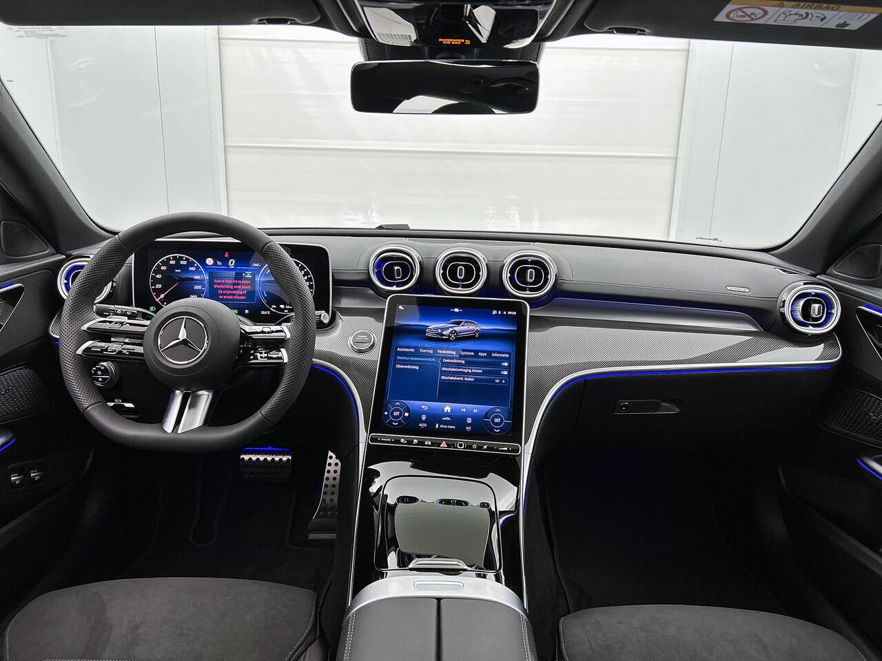 Mercedes-Benz C-KLASSE Estate 300 e Business Solution AMG | Trekhaak | Nightpakket | Winter pakket | Parkeerpakket met 360°-camera | EASY PACK achterklep | Antidiefstalpakket GUARD 360° Plus | Memorypakket | Dodehoekassistent | Stoelverwarming voor |