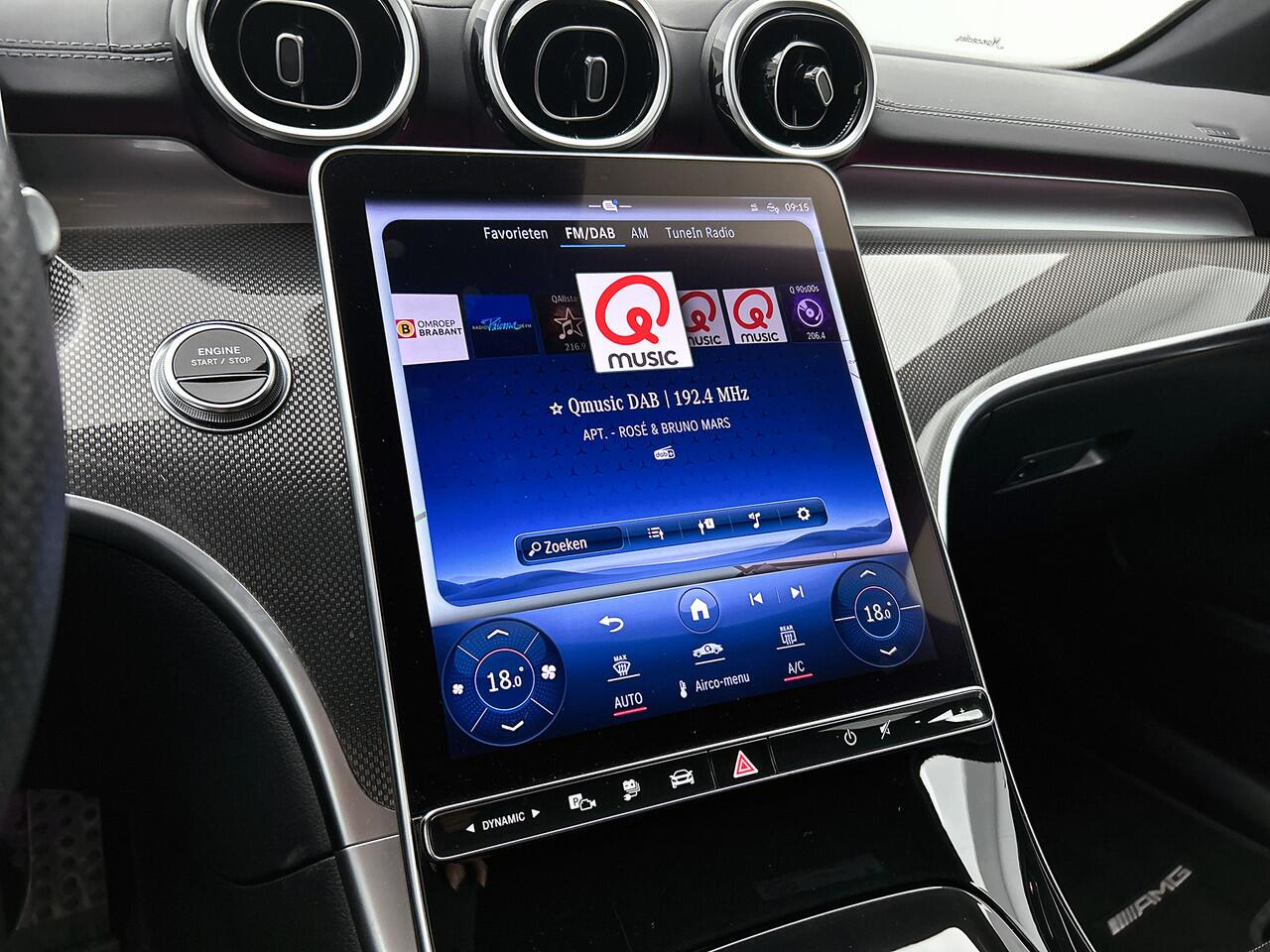 Mercedes-Benz C-KLASSE Estate 300 e AMG Line Leder, Head Up