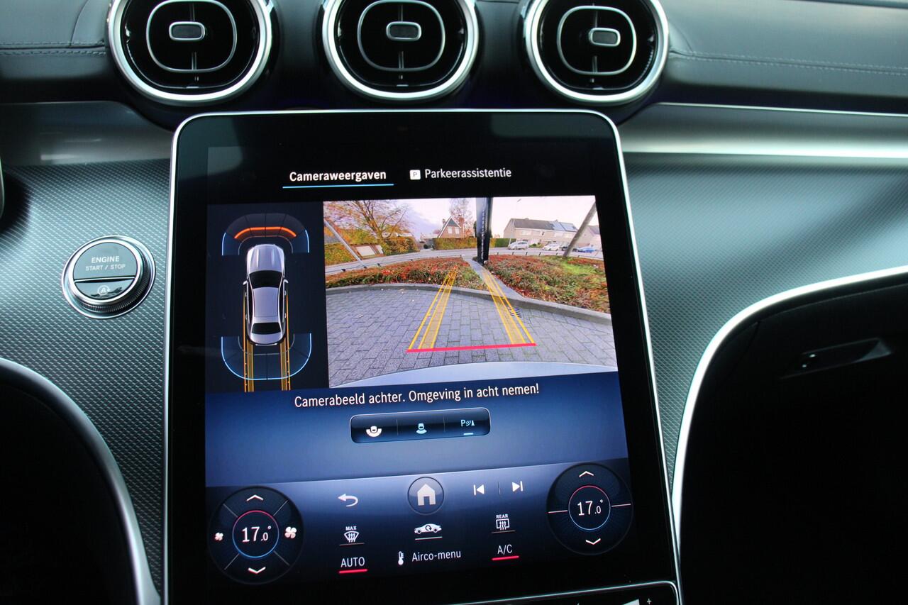 Mercedes-Benz C-KLASSE 200 AMG Line Night Pakket/Navi/Camera/Burmester/Sfeerverlichting/Mbux/H-leder/19Inch