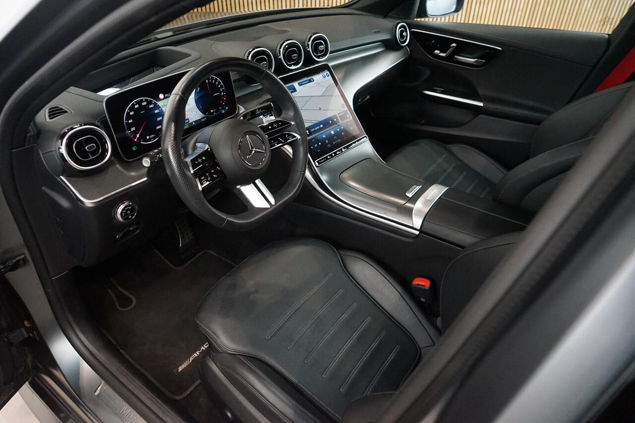 Mercedes-Benz C-KLASSE Estate 300 e AMG ? MATGRIJS ? PANO ? TREKHAAK ? HEAD-UP ? 360 ? MEMORY ? ADAP.CRUISE