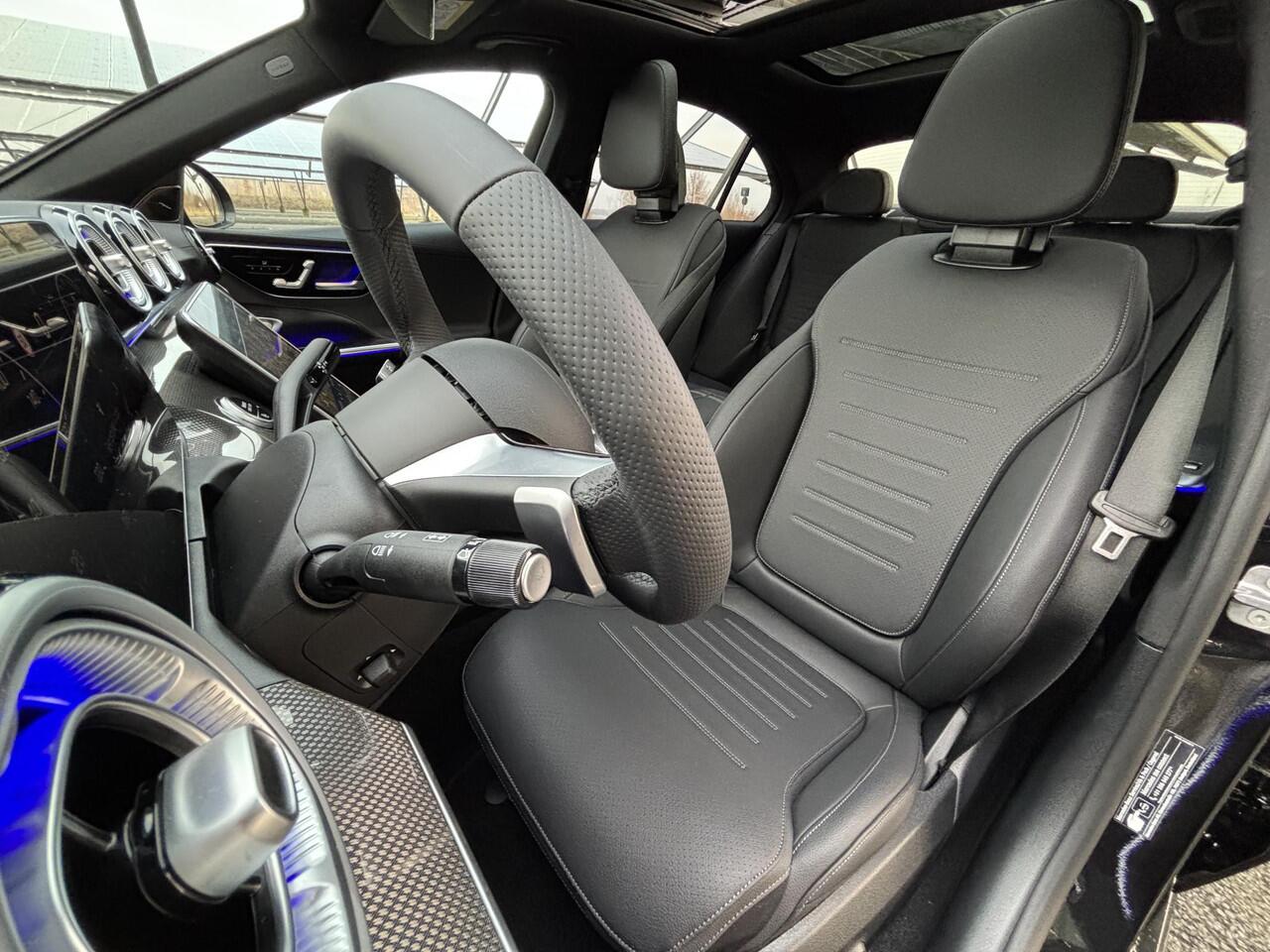 Mercedes-Benz C-KLASSE 180 Star Edition AMG Line | Night | Panoramadak | Burmester | Memory stoelen | Sfeerverlichting | Parkeercamera |