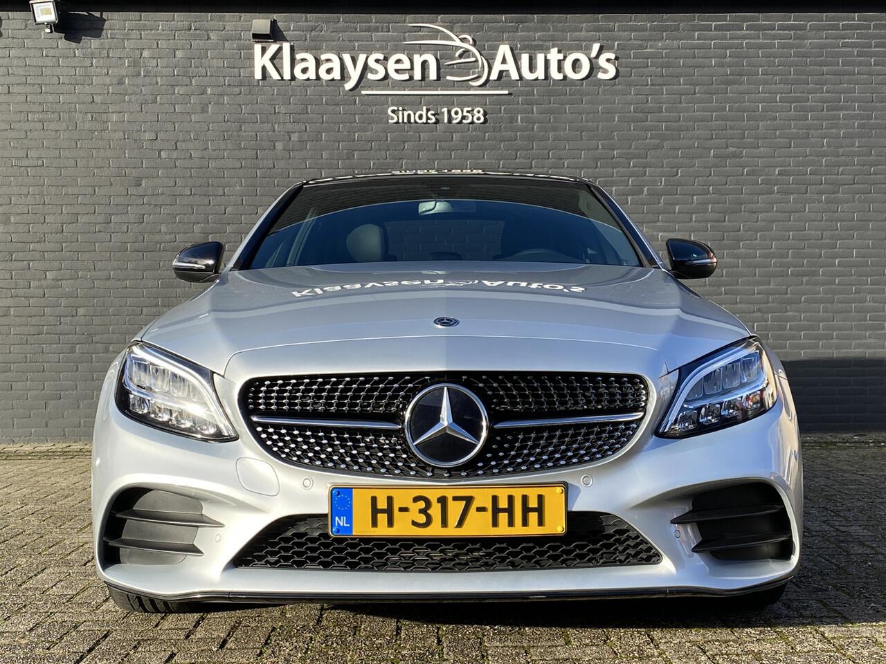 Mercedes-Benz C-KLASSE 180 Business Solution AMG AUT. | dealer onderhouden | panoramadak | night pakket | navigatie | NL auto