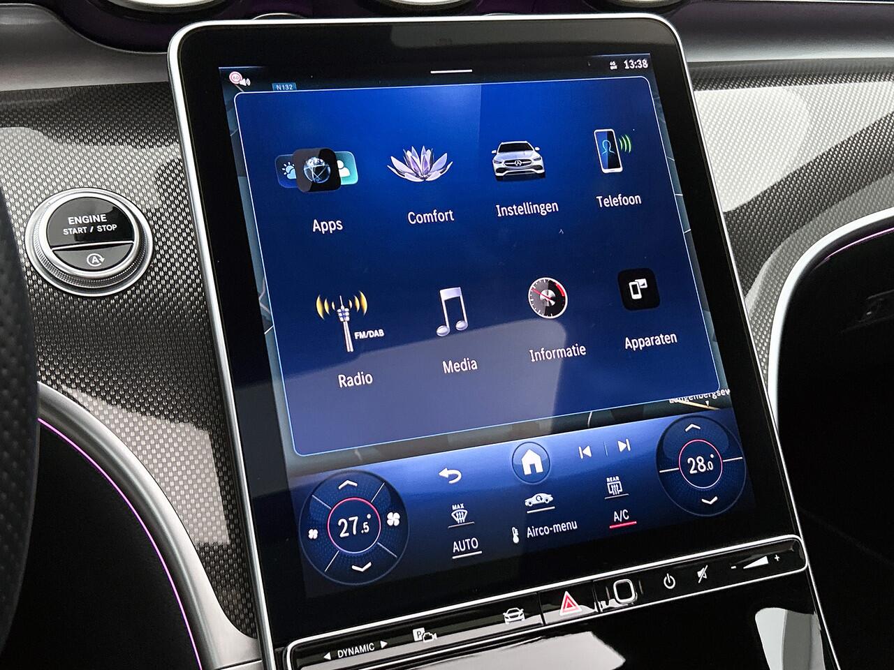 Mercedes-Benz C-KLASSE Estate 180 Star Edition AMG Line | Panoramadak | 360° Camera | Memorypakket | Sfeerverlichting | Keyless Go | Dode Hoek Ass | Inclusief 24 maanden Mercedes-Benz Certified garantie voor Europa.