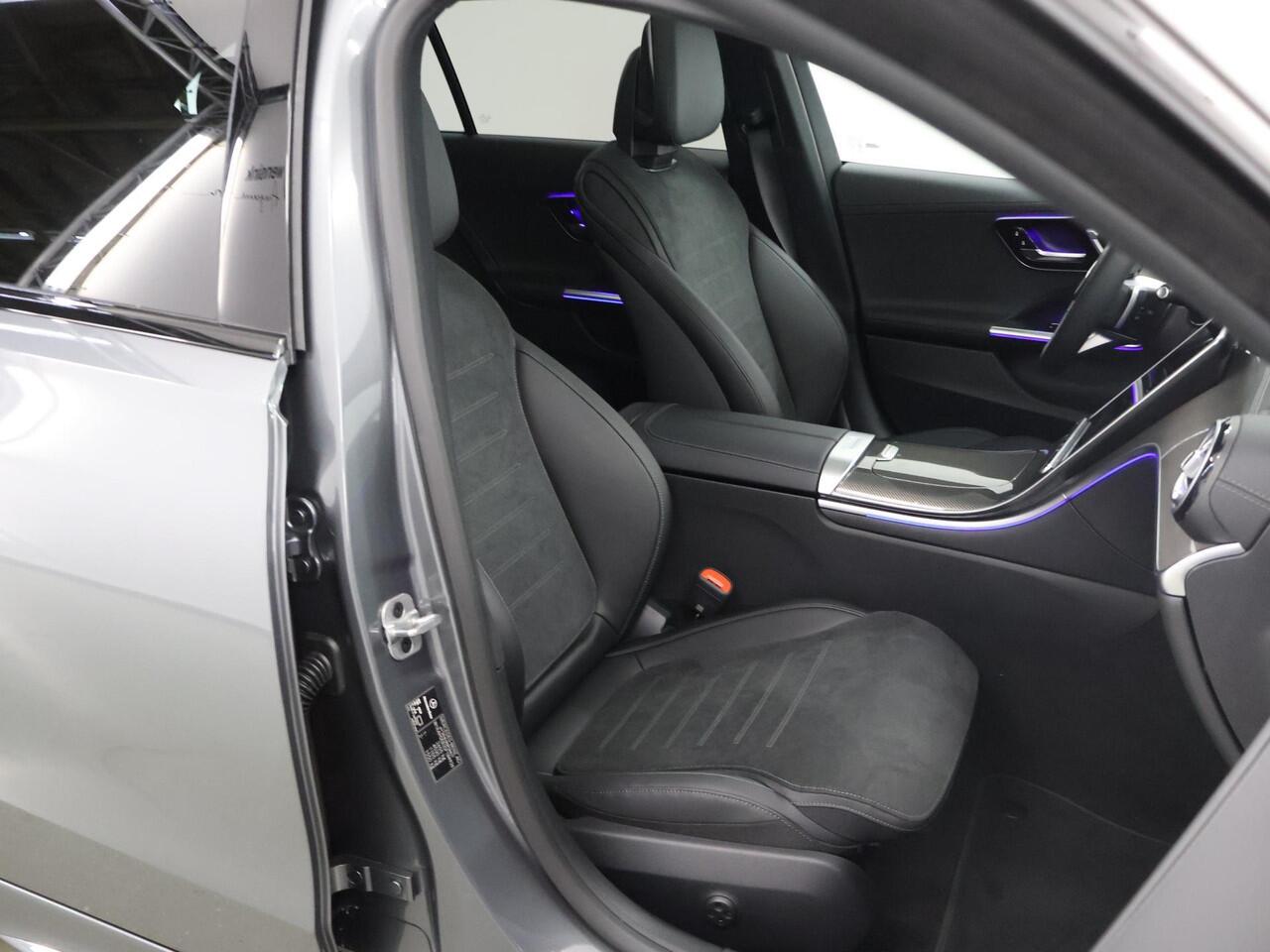 Mercedes-Benz C-KLASSE 300 e Business Solution AMG AMG Pakket | Memory | 360 Camera | Stuurassistent | Sfeerverlichting | Panoramadak | Burmester Sound System | Digital Light |