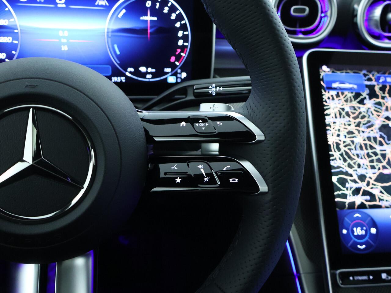 Mercedes-Benz C-KLASSE 300 e Business Solution AMG | Trekhaak | Nightpakket | Parkeerpakket met 360°-camera | Memorypakket | Dodehoekassistent Antidiefstalpakket GUARD 360° Plus | Spiegelpakket | KEYLESS GO | USB-pakket |