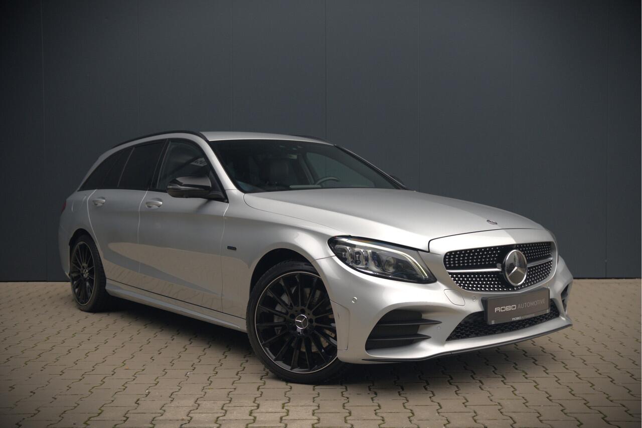 Mercedes-Benz C-KLASSE Estate 300 e Business Solution AMG | Burmester | Carbon | Memory Seats | Keyless | Ambiance Verlichting | 360 Camera | Stoelverwarming | Massage | Adaptive Cruise Control | LED | Head-Up Display | Apple Carplay | Trekhaak | HU