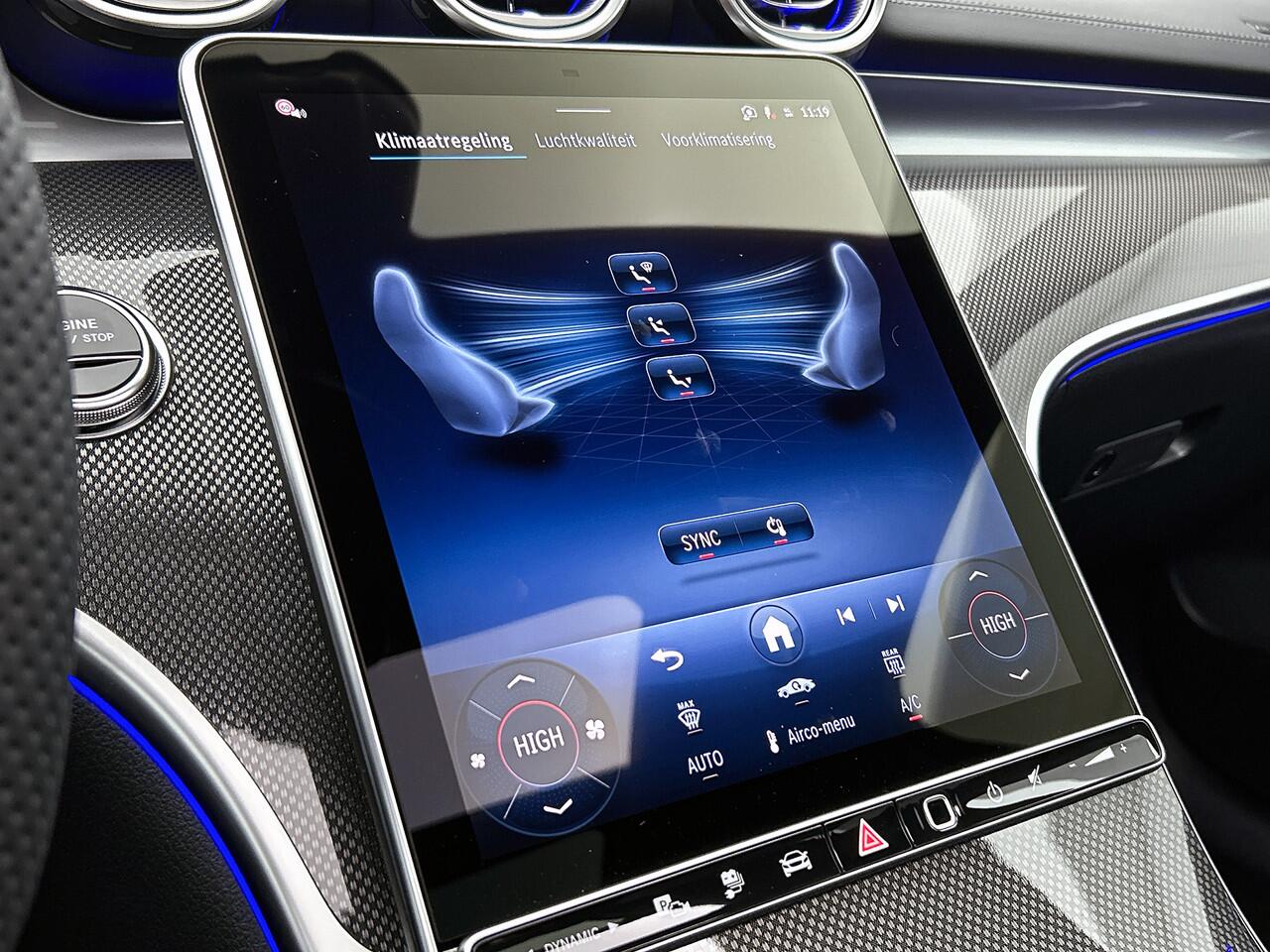 Mercedes-Benz C-KLASSE Estate 300 e Business Solution AMG Nightpakket | Trekhaak | Comfortpakket Plus | Antidiefstalpakket GUARD 360° Plus | 360°-camera | Memorypakket | EASY PACK achterklep | Panoramaschuifdak |