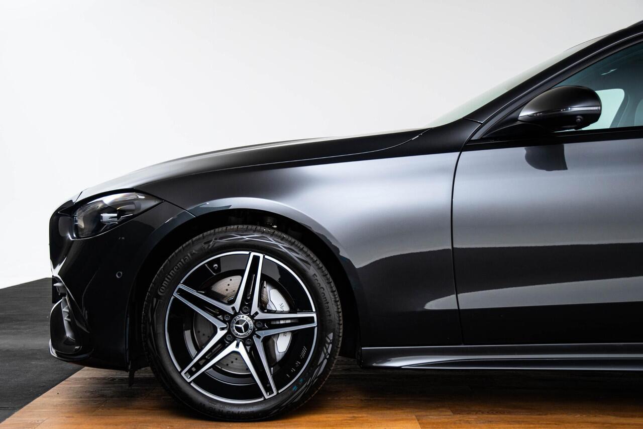 Mercedes-Benz C-KLASSE Estate 300 e AMG Line Trekhaak - Panoramadak - Rijassistentiepakket plus - Night Pack - Premium Soundsystem - MBUX Navigatie Premium - Stoelverwarming voor - Stuur verwarmbaar -