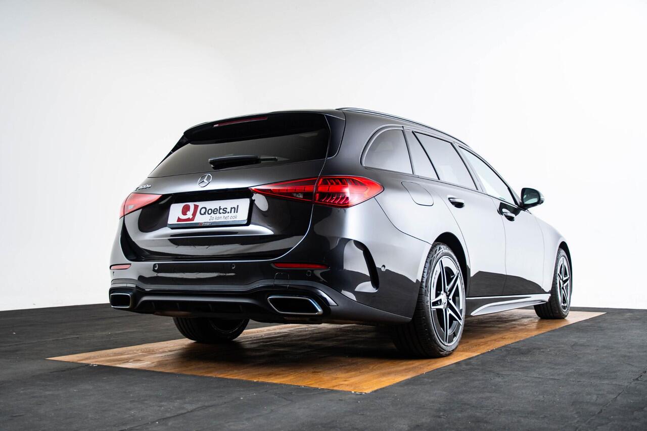 Mercedes-Benz C-KLASSE Estate 300 e AMG Line Trekhaak - Panoramadak - Rijassistentiepakket plus - Night Pack - Premium Soundsystem - MBUX Navigatie Premium - Stoelverwarming voor - Stuur verwarmbaar -