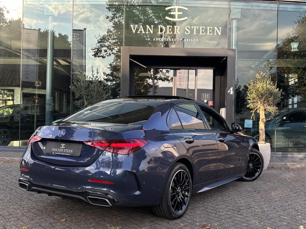 Mercedes-Benz C-KLASSE 300 e star Edition AMG Line Plus Schuifdak | Memory Seats | Carbon