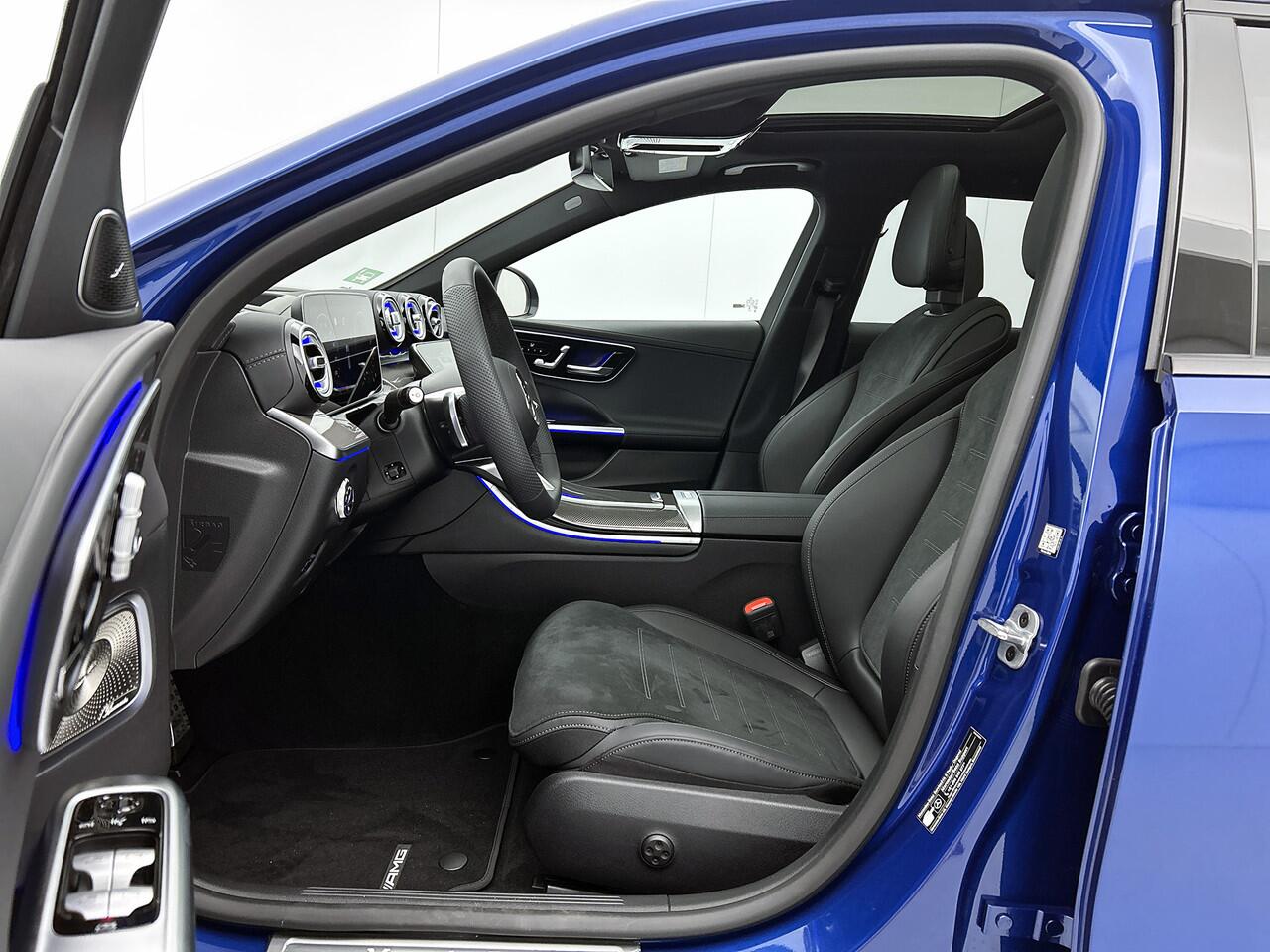 Mercedes-Benz C-KLASSE Estate 300 e Business Solution AMG | Trekhaak | Nightpakket | AMG Line Premium Plus | 360°-camera | Head-up display | Antidiefstalpakket GUARD 360° Plus | KEYLESS GO-comfortpakket | Burmester® 3D sound system |