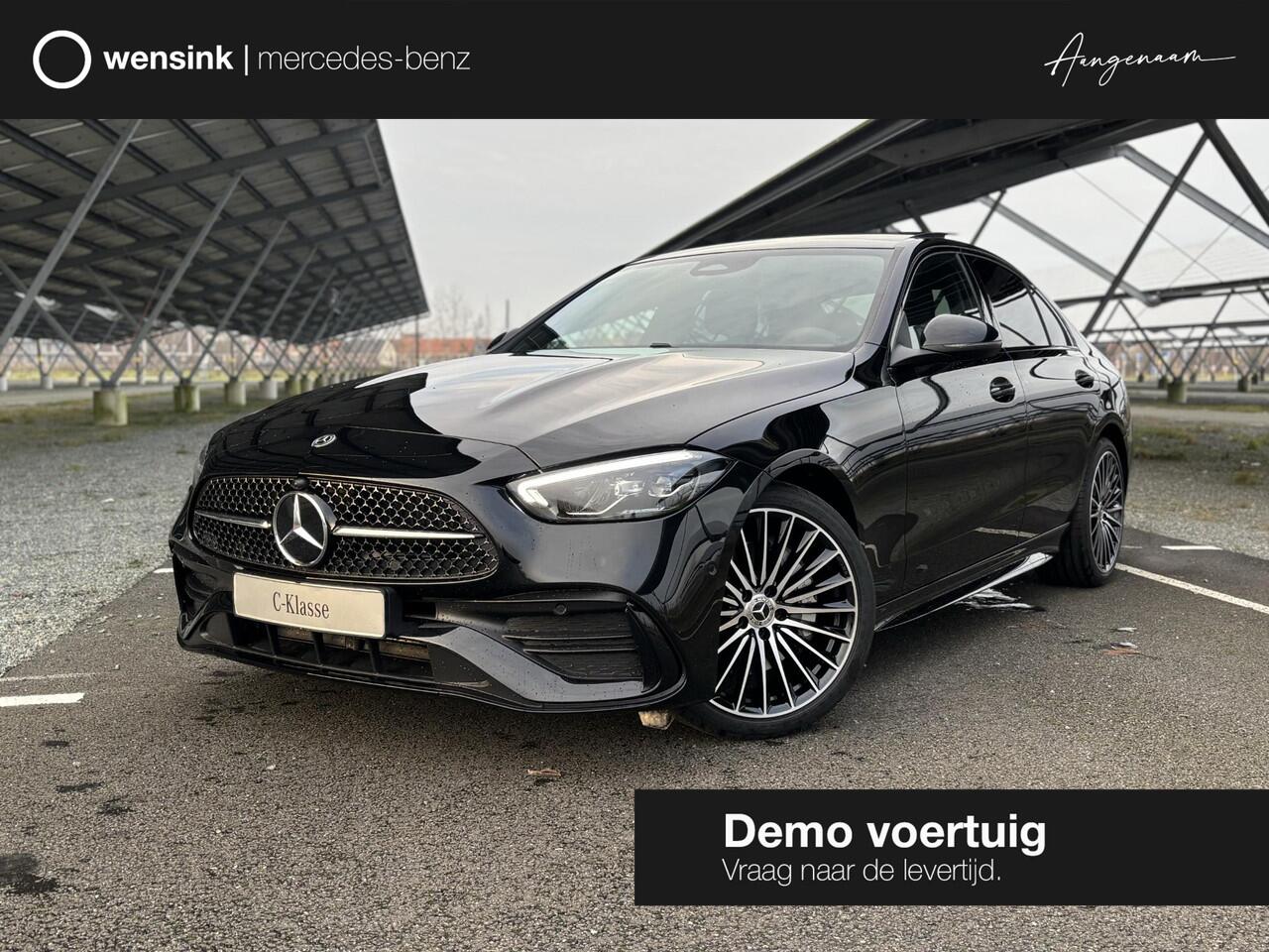 Mercedes-Benz C-KLASSE 180 Star Edition AMG Line | Night | Panoramadak | Burmester | Memory stoelen | Sfeerverlichting | Parkeercamera |
