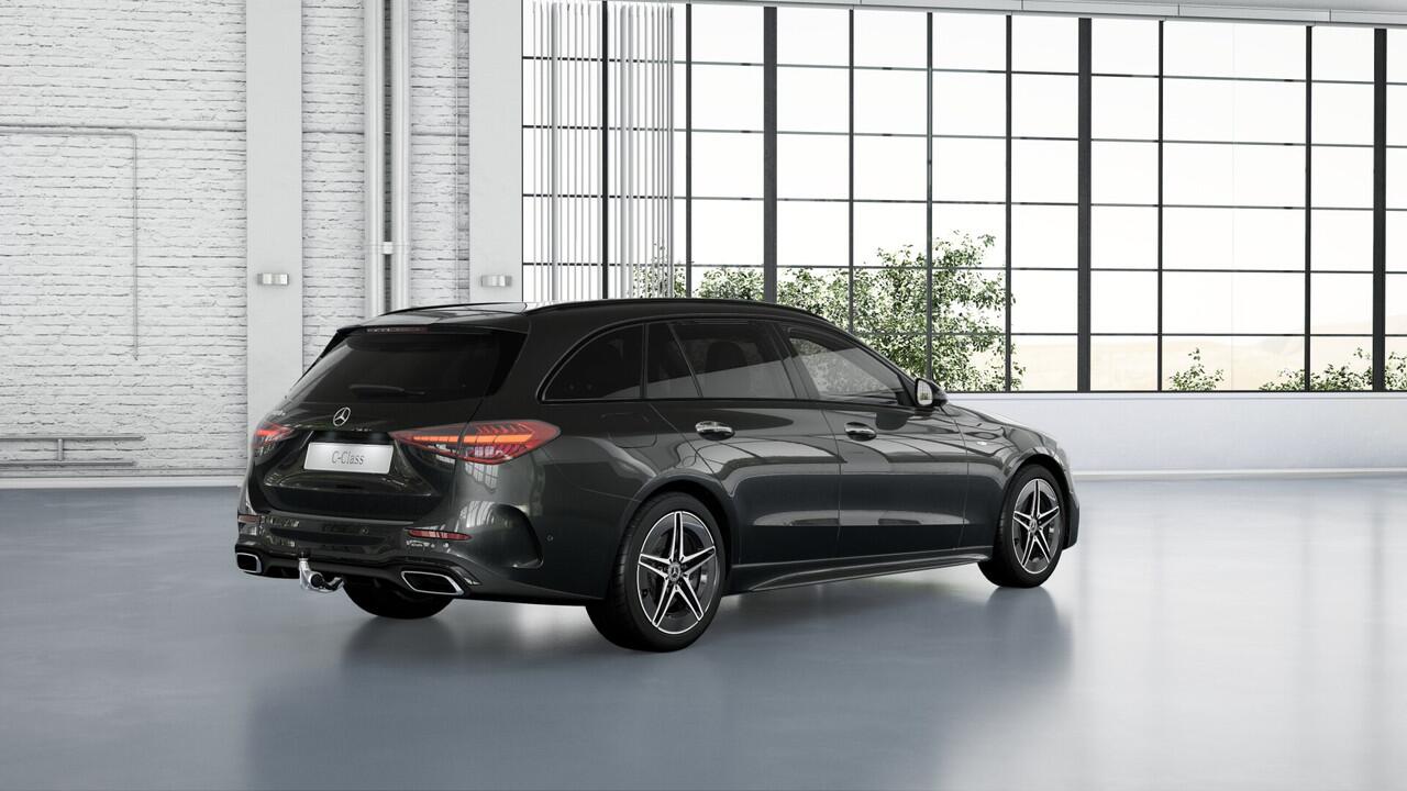 Mercedes-Benz C-KLASSE Estate 300 e Business Solution AMG | Nightpakket | Trekhaak | Comfortpakket Plus | Parkeerpakket met 360°-camera | KEYLESS GO | Memorypakket | EASY PACK achterklep | USB-pakket plus | Antidiefstalpakket GUARD 360° Plus |