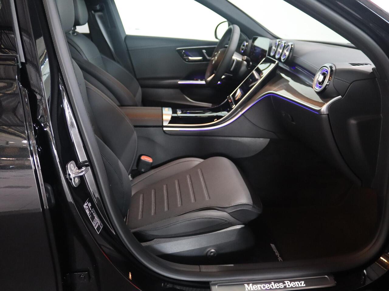 Mercedes-Benz C-KLASSE 180 Business Solution AMG | Panoramaschuifdak | Night | 19 inch LM Velgen | Trekhaak | 360 Camera | Memory Elek. stoelen