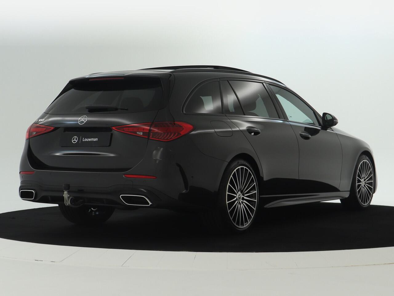 Mercedes-Benz C-KLASSE Estate 180 Business Solution AMG | Trekhaak | Nightpakket | Parkeerpakket met 360°-camera | EASY PACK achterklep | Antidiefstalpakket GUARD 360° Plus | Memorypakket | KEYLESS GO | Dodehoekassistent |