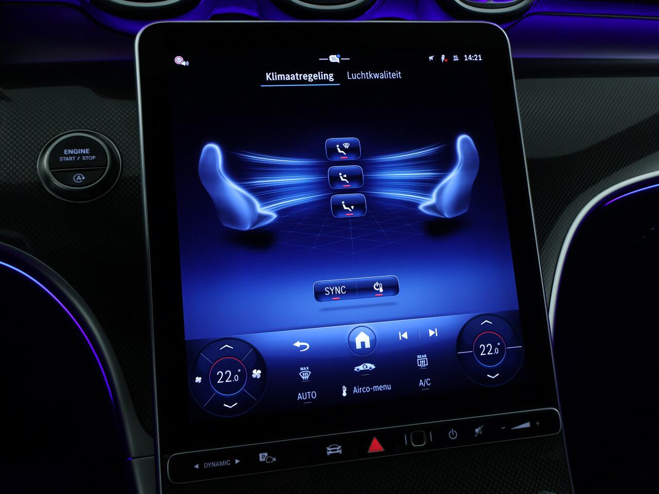 Mercedes-Benz C-KLASSE Estate 180 Star Edition AMG Line | Nightpakket | Trekhaak | Parkeerpakket met achteruitrijcamera | Spiegelpakket | Comfortpakket Plus | EASY PACK achterklep | Antidiefstalpakket GUARD 360° Plus |