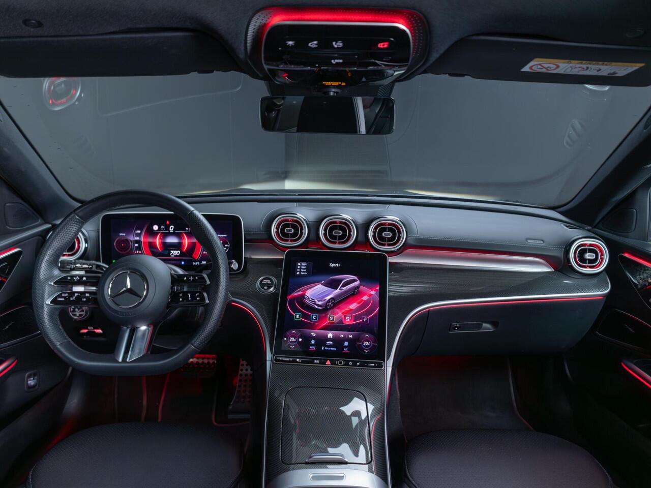 Mercedes-Benz C-KLASSE Estate 180 AMG Line Premium | Panorama dak | Trekhaak