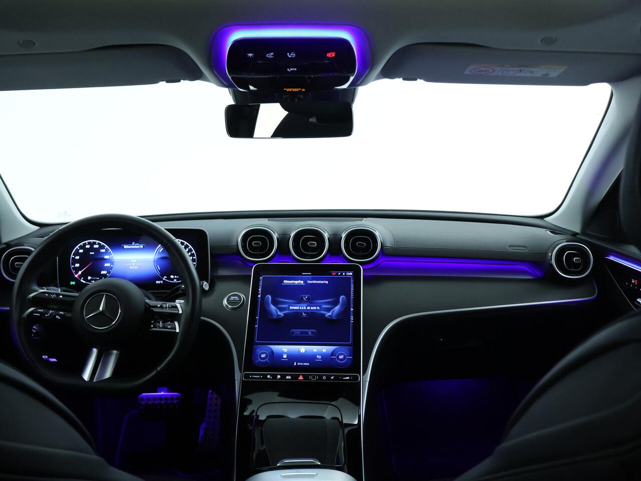 Mercedes-Benz C-KLASSE Estate 300 e AMG Plug-In Hybride | AMG Line Advanced Plus | Night Pakket | Trekhaak | Panorama Schuif-Kanteldak | Inclusief 24 maanden Mercedes-Benz Certified garantie voor Europa.