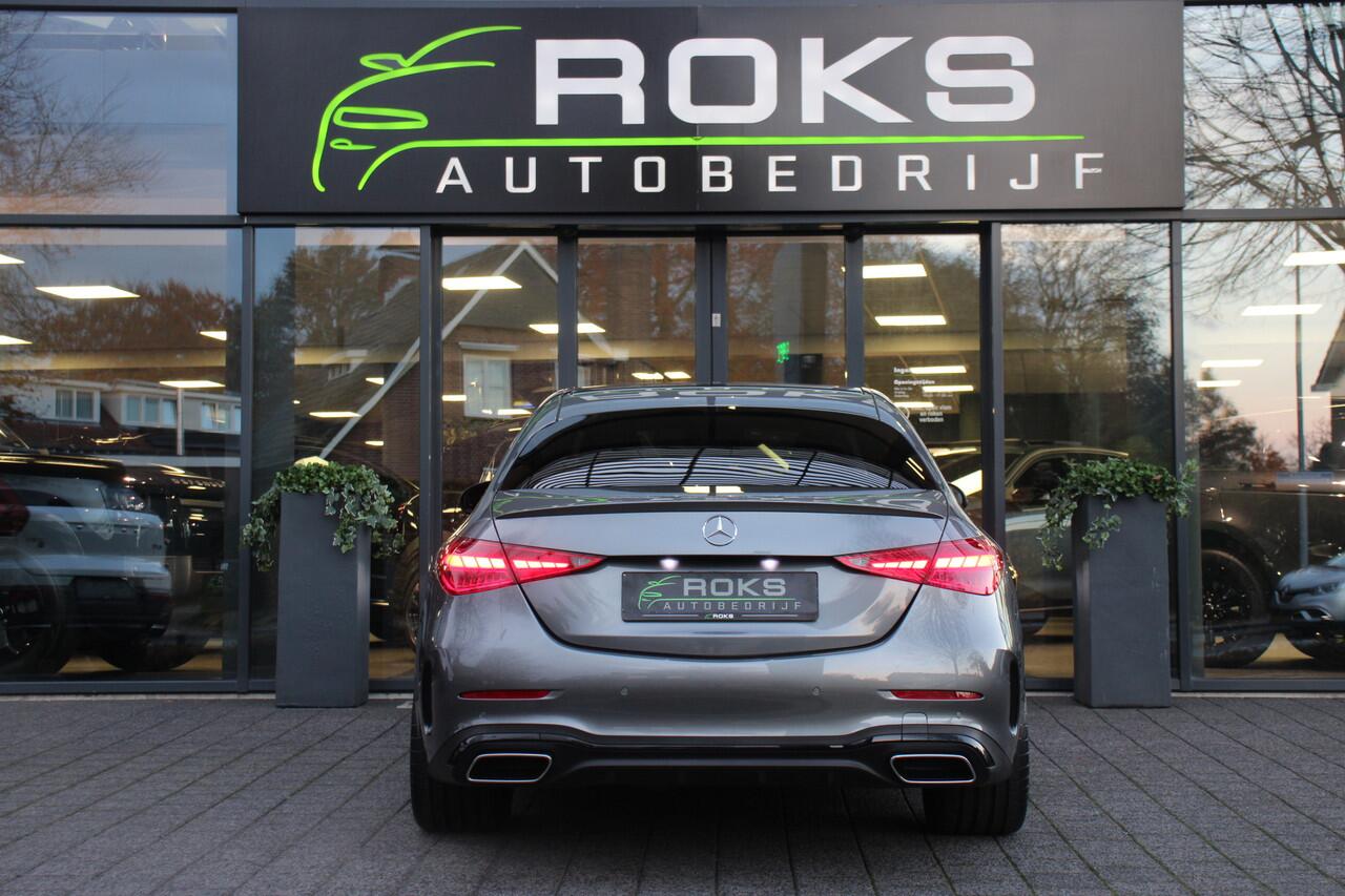 Mercedes-Benz C-KLASSE 200 AMG Line Night Pakket/Navi/Camera/Burmester/Sfeerverlichting/Mbux/H-leder/19Inch