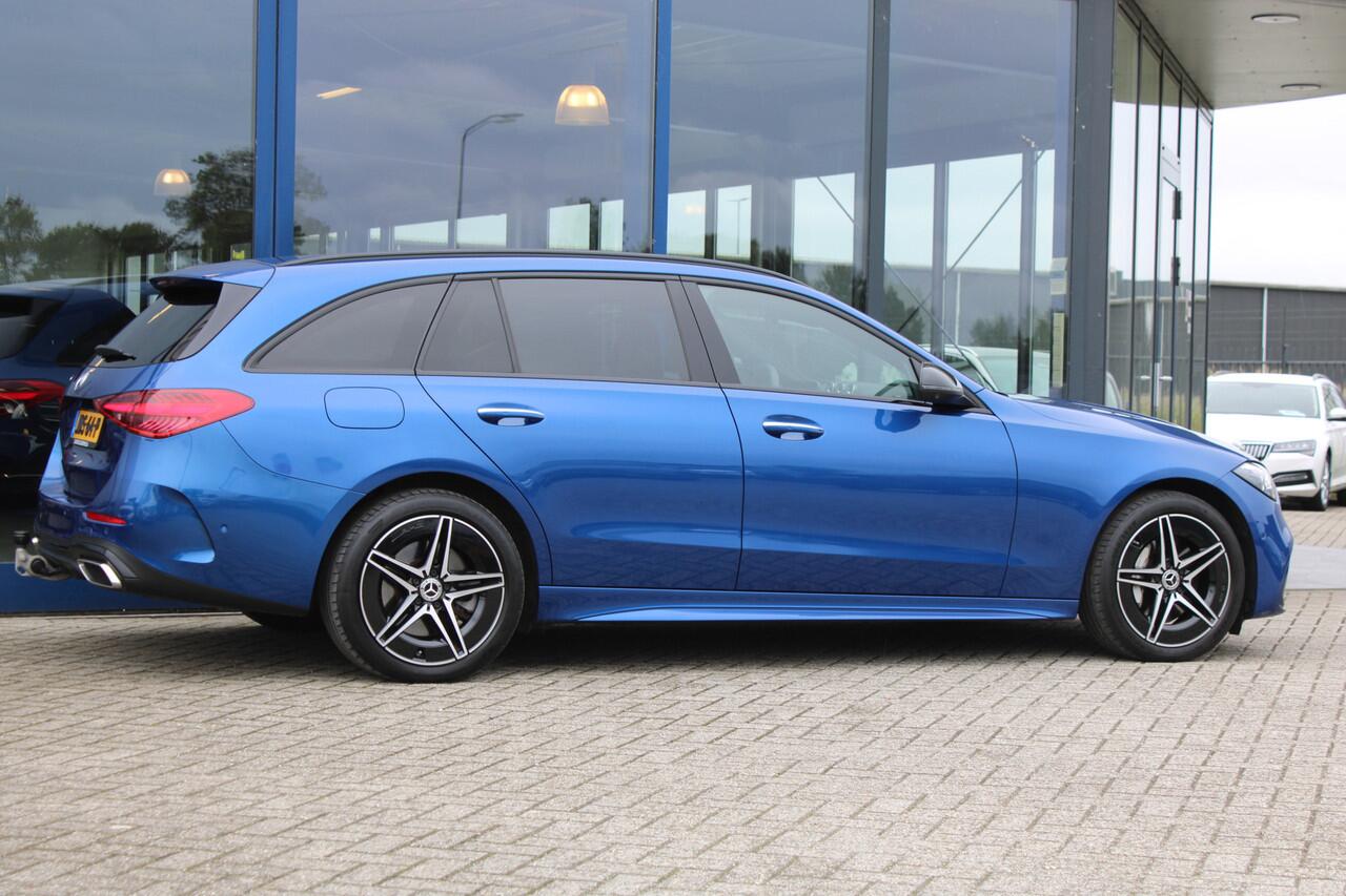 Mercedes-Benz C-KLASSE Estate 300e AMG Line NIGHT PAKKET LEDER HEAD-UP KEY-LESS GO 360-CAMERA TREKHAAK