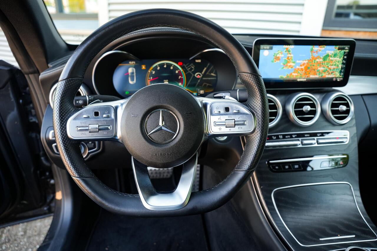 Mercedes-Benz C-KLASSE Cabrio 200 AMG Line Airscarf Burmester Multibeam LED Stoelverw. Navigatie 18''LM