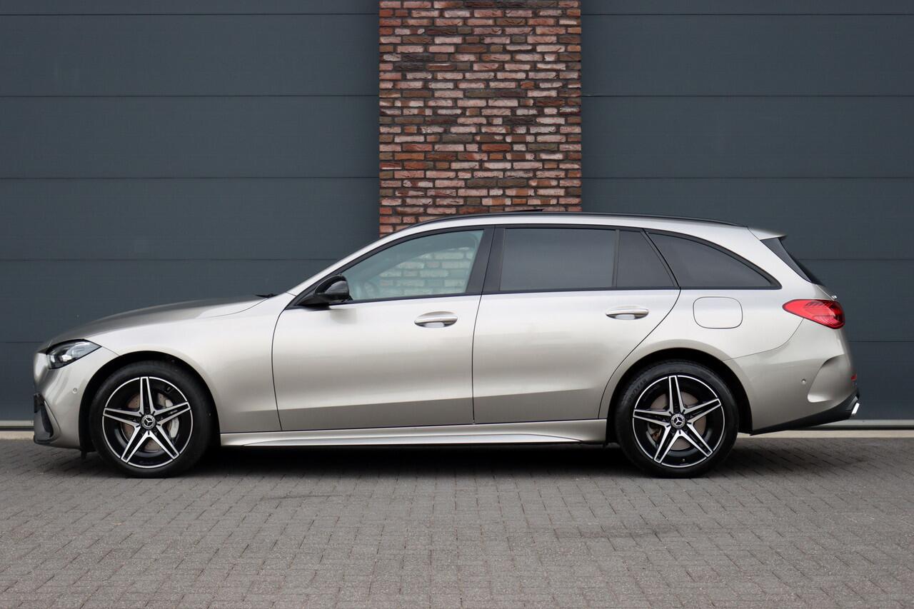 Mercedes-Benz C-KLASSE Estate 300 de AMG Line | Distronic | Panoramadak | Memory | Burmester | Digital Light | HUD | Verwarmd Stuurwiel | Surround Camera | Augmented Reality |