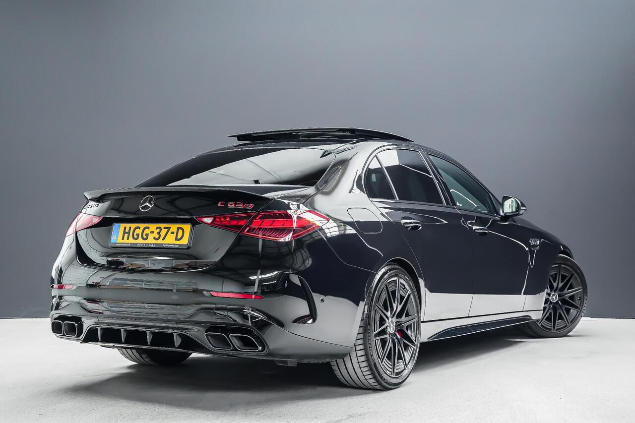Mercedes-Benz C-KLASSE 63 AMG S E Performance |AMG-Driverspackage|achterasbesturing|head-up|pano|Burmester|360 camera|Apple Carplay&Android Auto|20" lichtmetalen velgen|