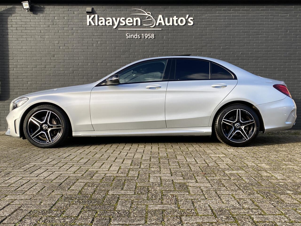Mercedes-Benz C-KLASSE 180 Business Solution AMG AUT. | dealer onderhouden | panoramadak | night pakket | navigatie | NL auto