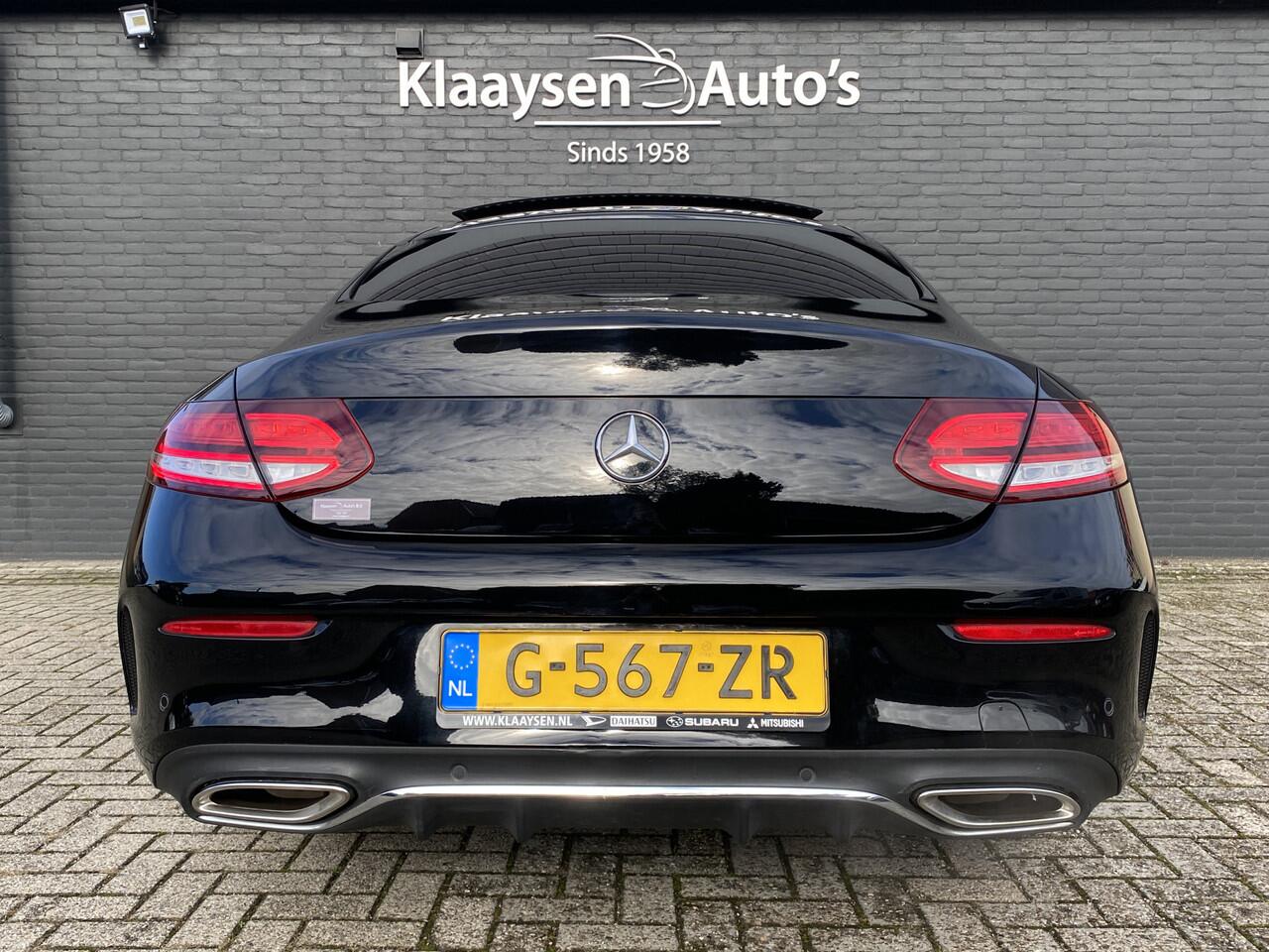 Mercedes-Benz C-KLASSE Coupé 180 AMG Premium Plus Pack AUT. | panoramadak | rood leder | burmester | memory stoelen | 360 camera