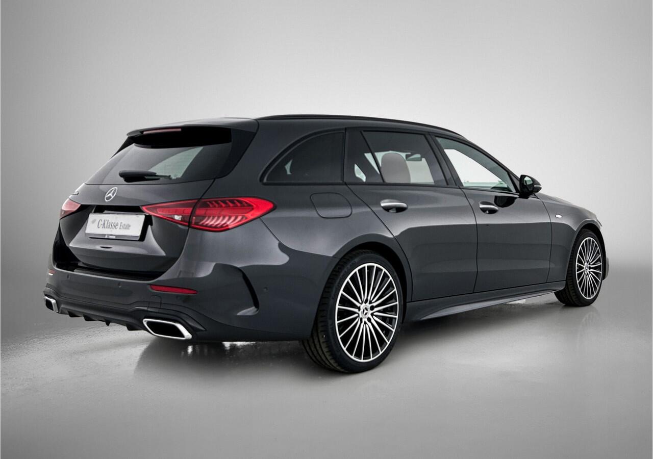 Mercedes-Benz C-KLASSE Estate 300 e Business Solution AMG | Trekhaak | Nightpakket | Parkeerpakket met 360°-camera | KEYLESS GO-comfortpakket | Antidiefstalpakket GUARD 360° Plus | EASY PACK achterklep | Memorypakket |