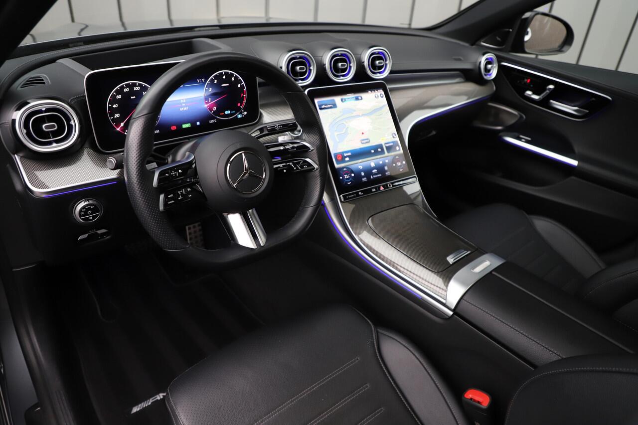 Mercedes-Benz C-KLASSE 200 AMG Launch Edition | 204PK | Head-up | Keyless-go | Burmester | Sfeerverlichting | Memory | Leder | Pano | Trekhaak | NL-Auto | 2021.