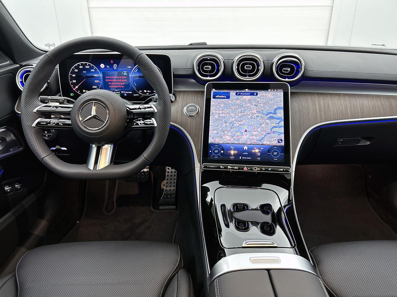 Mercedes-Benz C-KLASSE 300 e Business Solution AMG | Multicontourstoelen voor | Burmester® 3D surround sound system | AIR BALANCE pakket | Winter pakket | Stoelventilatie/- verwarming voor | Walnotenhout |