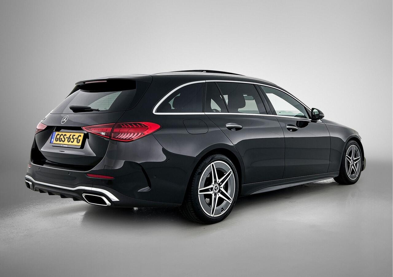 Mercedes-Benz C-KLASSE Estate 180 Star Edition AMG Panoramadak elct. | 5 spaaks licht metalen velgen | Naviagtie | parking support met camera achter\| Inclusief 24 maanden Mercedes-Benz Certified garantie voor Europa.