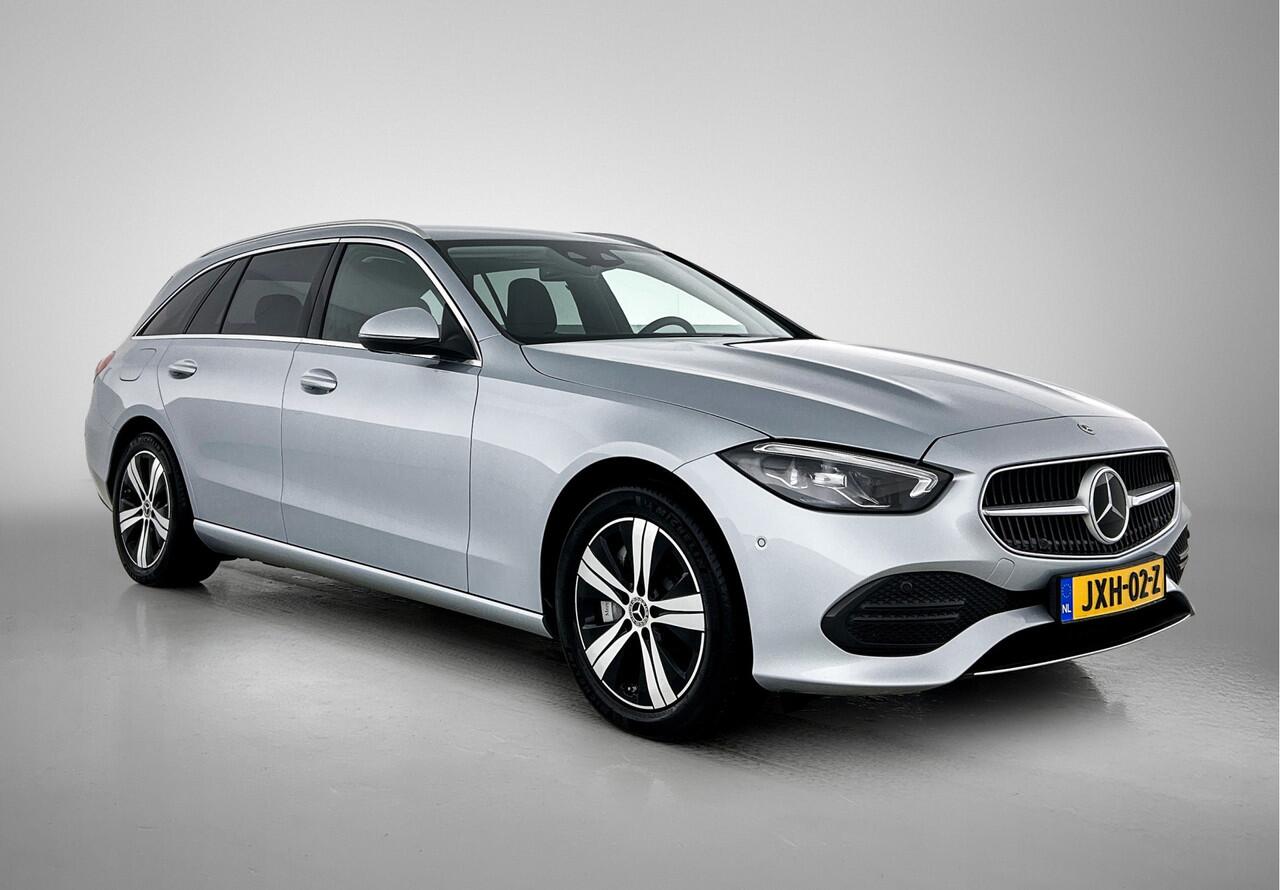 Mercedes-Benz C-KLASSE Estate 300 e Plug-In Hybride | Trekhaak | Ledkoplampen | Sfeerverlichting | Stoelverwarming |Distronic | Rijassistentiepakket Plus | Easy-Pack Achterklep. Inclusief 24 maanden MB Certified garantie voor Europa.