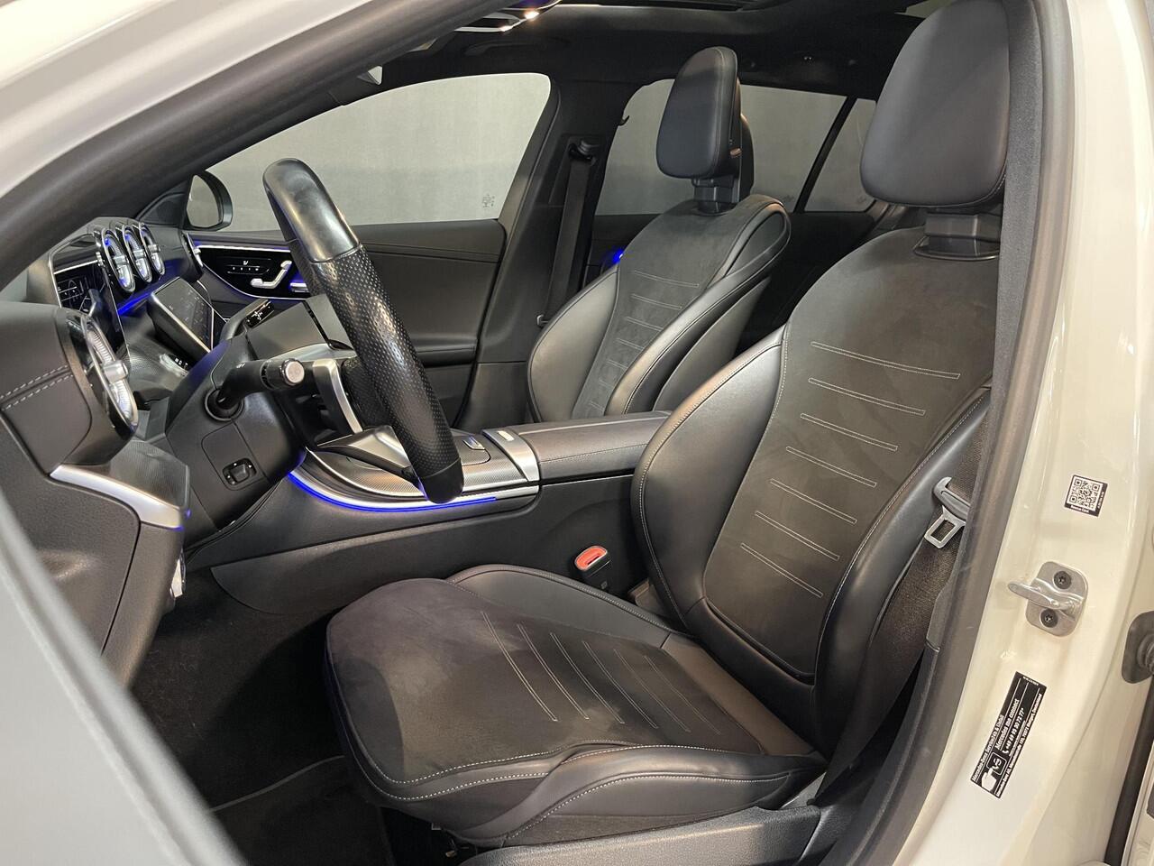 Mercedes-Benz C-KLASSE Estate 300 e AMG Line 18"/Panoramadak/Laser LED/Trekhaak/Stoelverwarming + memory l + r/Adaptieve cruise/Sfeerverlichting premium/Elektrische klep/Apple Carplay & Android Auto