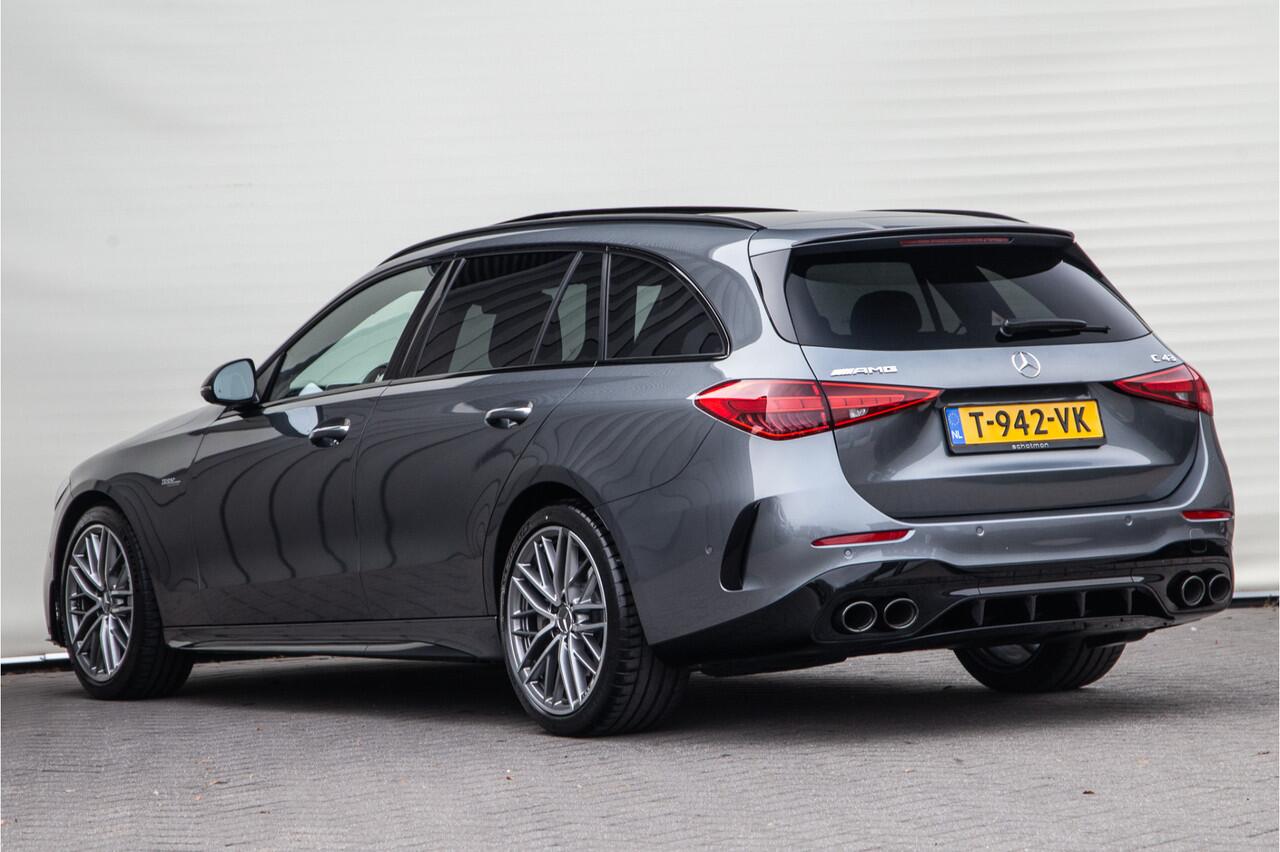 Mercedes-Benz C-KLASSE Estate AMG 43 4MATIC Burmester, Distronic, Nappa Leder, Pano, Achterasbesturing, 408pk
