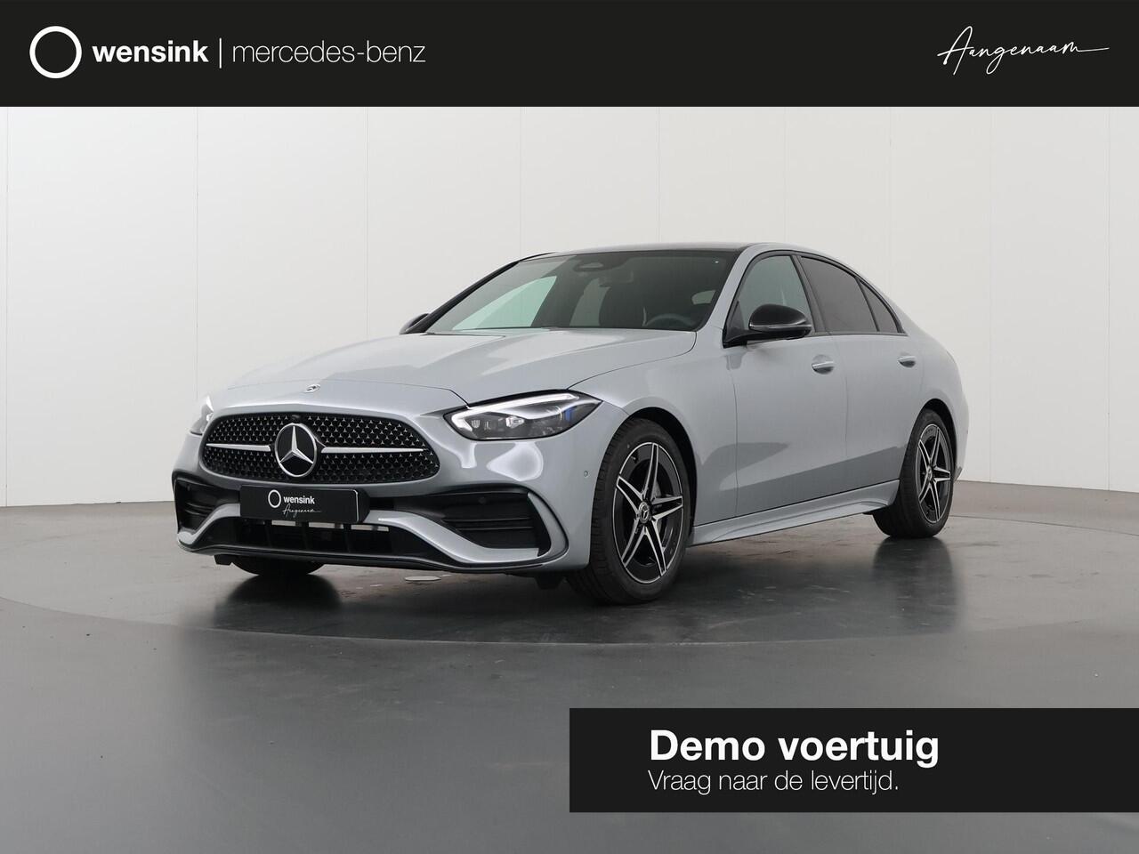 Mercedes-Benz C-KLASSE 180 Star Edition AMG | AMG line Plus | Panoramaschuifdak | Nightpakket | 360* Camera | Head-Up Display |