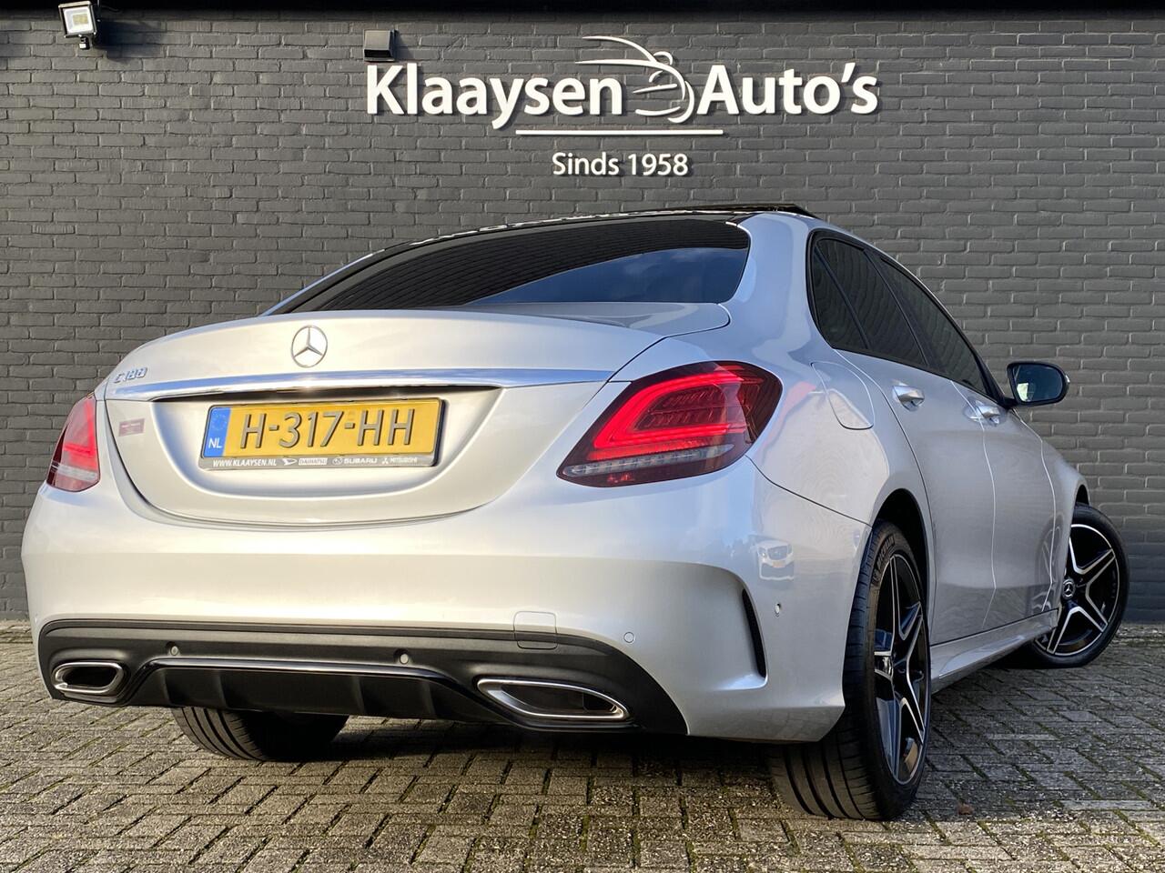 Mercedes-Benz C-KLASSE 180 Business Solution AMG AUT. | dealer onderhouden | panoramadak | night pakket | navigatie | NL auto